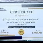 Certificates and  Honors received